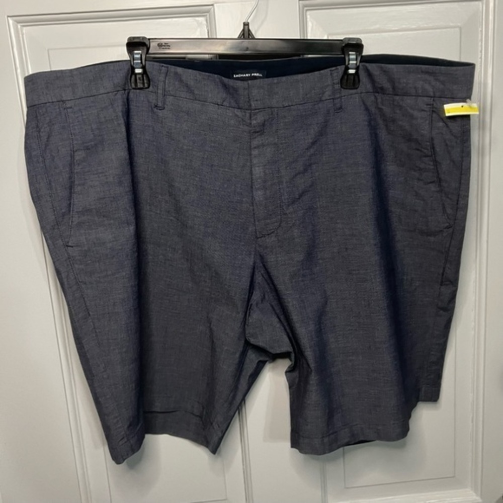 Zachary‎ Prell Men’s Flat Front Charcoal Grey Regular Fit Chino Shorts NWT